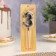 Candle in the cake on the skewer "Fine", the number "3", black, 5 cm