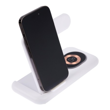 Wireless charger 3 in 1 Y36, 15 W, folding, backlight, USB, Type-C, white-3