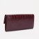 Women's wallet on the Textura button, burgundy color