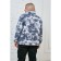 Women's jacket, size 68, blue-white color