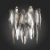 Sconces st. SL1227.101.02. Ancona. 2x40 watts, E14, 26.8x29 cm, Nickel color