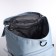 A backpack-snuffle with a zipper, 4 outer pockets, a shoe detachment, blue color