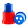 Sanding set in a backpack, blue tractor, rake, scoop, 3 molds, bucket 1 liter