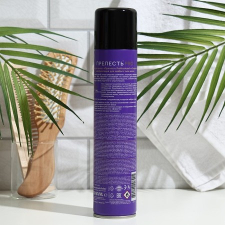 Hair varnish lovely Pro “Protection + Care”, 2 in 1, megafixation, 300 ml-3