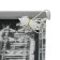 Rolled curtain 60 x175 cm "City", black and white color