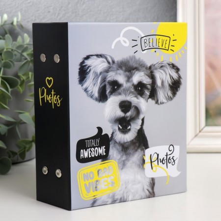 Photo album in 100 photos 10x15 cm, plastic. sheets "Fluffy Pets" Gav
