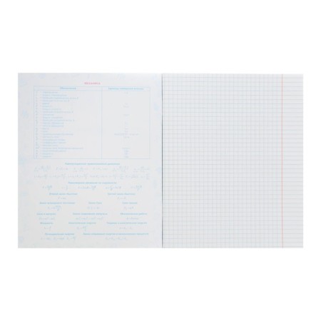 Notebook of 46 sheets in the “Daring Physics” cage, covered cardboard, matte lamination, selective varnish, with reference information-1