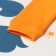Combineson children, orange color, height 62 cm