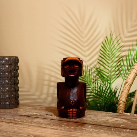 Souvenir "Aboriginal" Albezia 10x10x20 cm-1