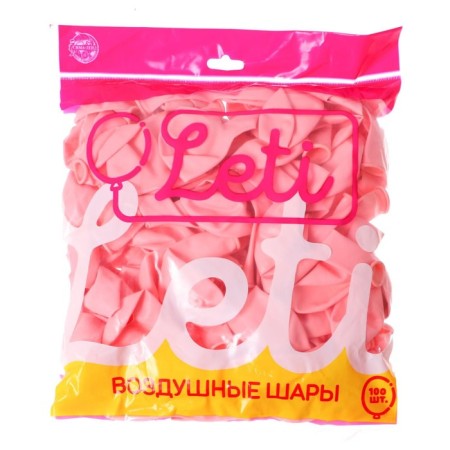 Latex ball 10 ", pastel, set 100 pcs., Light pink color-2