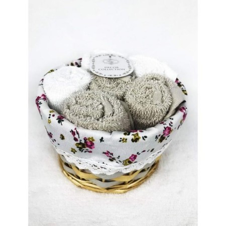 Set of napkins "Evita", size 30x30 cm - 6 pcs, color cappuccino-1