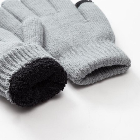 Male two-layer minku "plain", size 8-9, color gray-1
