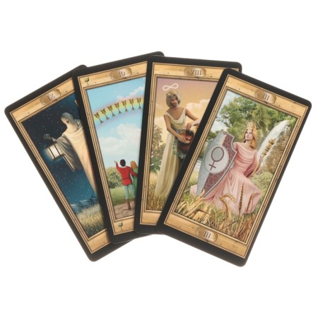 Tarot cards "Universal Key", for beginners, with a book, 78 cards, card 6 x 11.3 cm-1