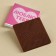 Milk chocolate "KUS" on a postcard, 5 g.