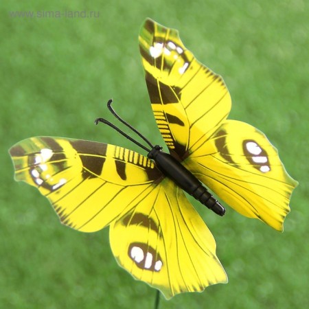 Sadter Garden "Butterfly" 10x8cm, 30cm, mix / packing 25pcs, price per pcs-15