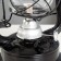 Kerosene lamp decorative black 14x18x30 cm risalux