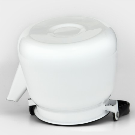 Kettle, 3.5 l, without a decolle, enameled cover, induction, white color-3