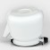 Kettle, 3.5 l, without a decolle, enameled cover, induction, white color