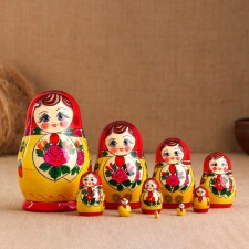 Матрешка "Анюта" 10 кукольная