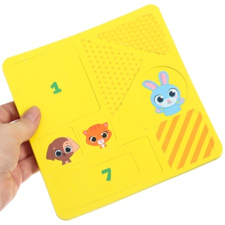 Children's developing game "Little Builder / Transport", EVA + cards, types of mix, crumb I-19