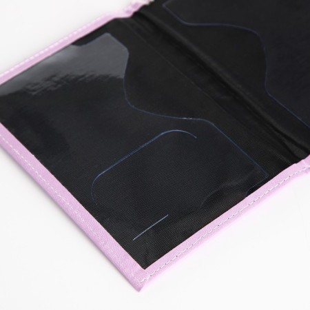 Passport cover, lilac color-4