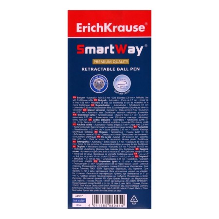 Automatic Smart Ball Handle, Node 0.7 mm, under the logo, blue ink, letter line length 1000 meters-5