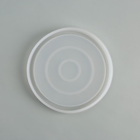 Set for creating a gypsum pan with dried flowers "Circle"-3