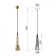 Suspended lamp RIVOLI ELSA 1xgu10 25 watts Ceiling