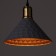 Bayerlux lamp "Cheka" E27 40W Gray-gold 24x24x17-117 cm