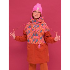 Vetrovka for girls, height 134 cm, chocolate color