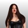 Artificial wig, simulation of the skin, 60 cm, 270 gr, brown color (#SHT8)