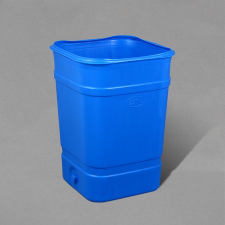 Barrel-bark bar “Assistant”, 250 l, neck 61 cm, without a lid, color mix-4
