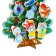 New Year's puzzle. Velcro "New Year! Dress the Christmas tree "