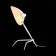 ST LUCE bedside lamp. SL305.504.01. SPRUZZO. 1x60 W, E27, 38x53 cm, white color