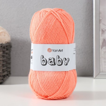 Baby yarn 100% acrylic 150m/50g (622 peach)