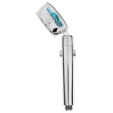 Showing watering can Zein Z2349, with a fan, 1 mode, plastic/stainless steel, blue/chrome-6