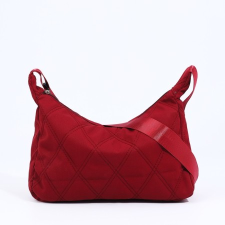 Love bag with a zipper, red color