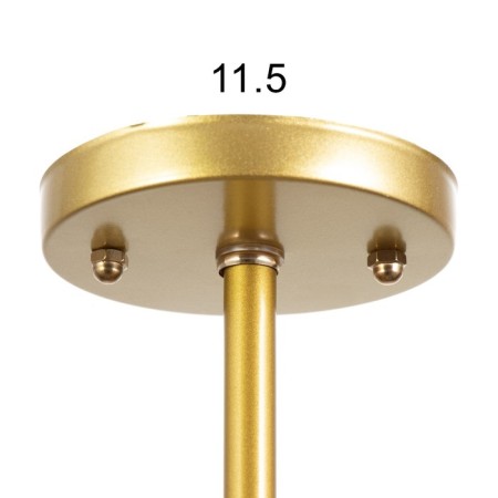 Marsy chandelier 3he27 40W black and gold 50x50x27 cm Bayerlux-6