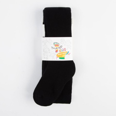Pantyhose children's terry, black color, height 140-146 cm-3