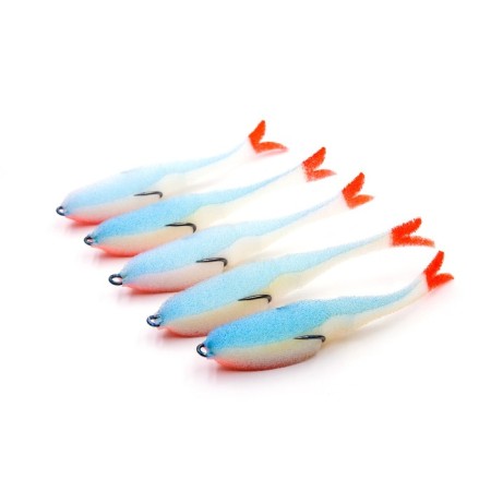 Foamen fish yaman devious minnow on a double, 135 mm, color 22 UV, 5 pcs.-2