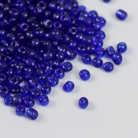 Glass beads 6/0 "Indigo" transparent 450 gr
