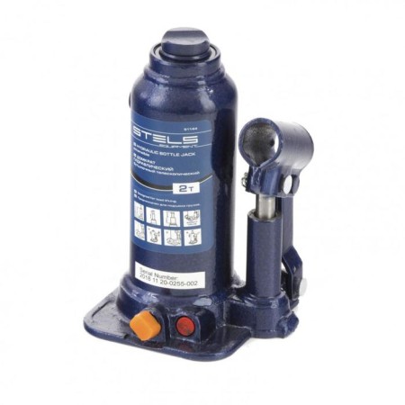 Hydraulic jack stels 51144, bottle, telescopic, 2 tons, h lifting 170-380 mm-1
