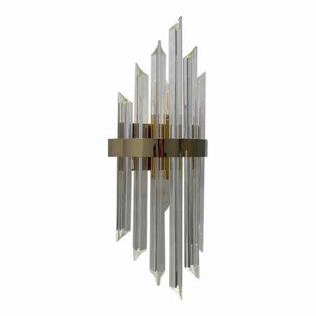 Sconces st. SL1178.221.02. Arezzo. 2x40 watts, E14, 22x54 cm, golden color-4