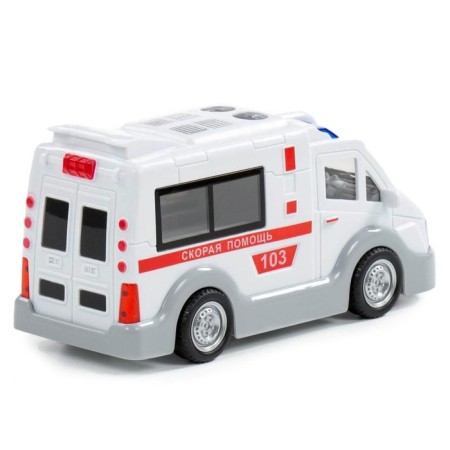 Ambulance car inertial, with light and sound-2