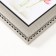 Photo frame plastic 10x15 cm "Tanzania" silver 18.7x13.7x1.2 cm