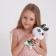 Soft toy with sequins "Bunny Mila", 26 cm x 9 cm x 15 cm
