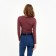 Women's longliva minku: Basic line burgundy color, river 42
