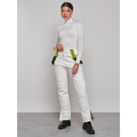 Semi -combinezone ski insulated female winter, size 48, white color-15