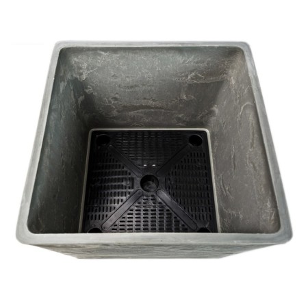 Kashpo for flowers and plants, light charcoal 30x30x30cm, 23l 10702058-1