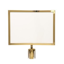 Information frame A3, 42 x 32 cm, d = 6.5 cm, horizontal, gold